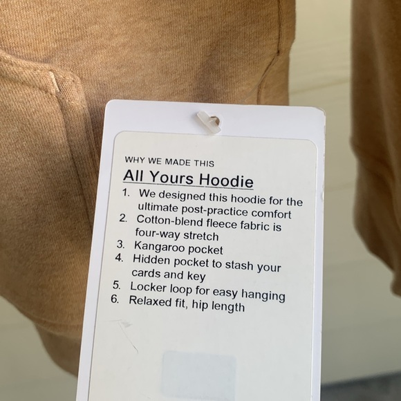 RARE NEW Lululemon athletica all yours hoodie jacket small - Picture 4 of 8
